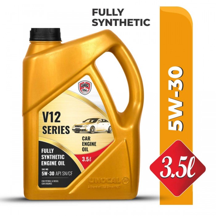 CANDICE V12 Series 5W30 API SN/CF Fully Synthetic Engine Oil for Cars (3.5 L)